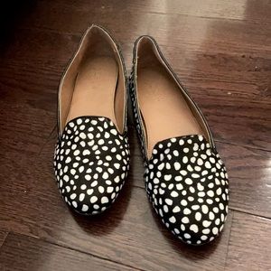 J. Crew Calf Hair Loafers